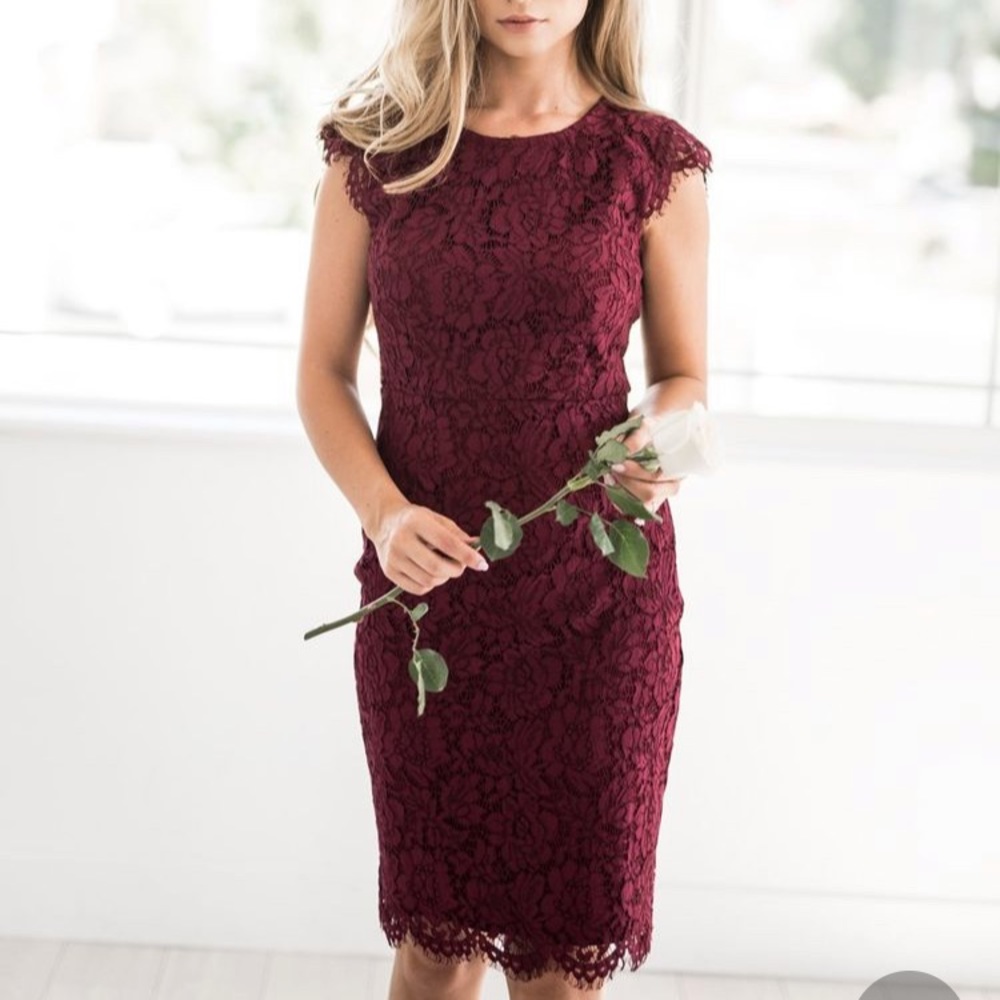 Jessakae Lace dress in Rum